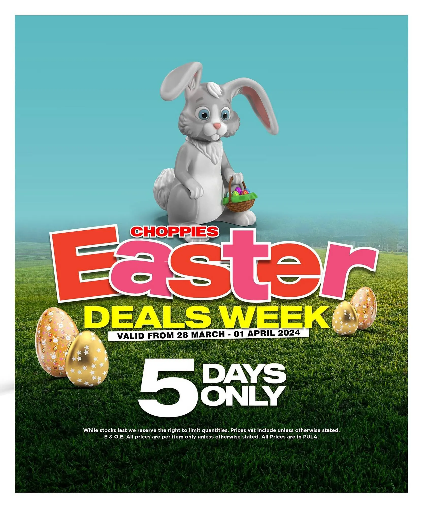 Choppies catalogue from 28 March to 1 April 2024 - Catalogue Page 1