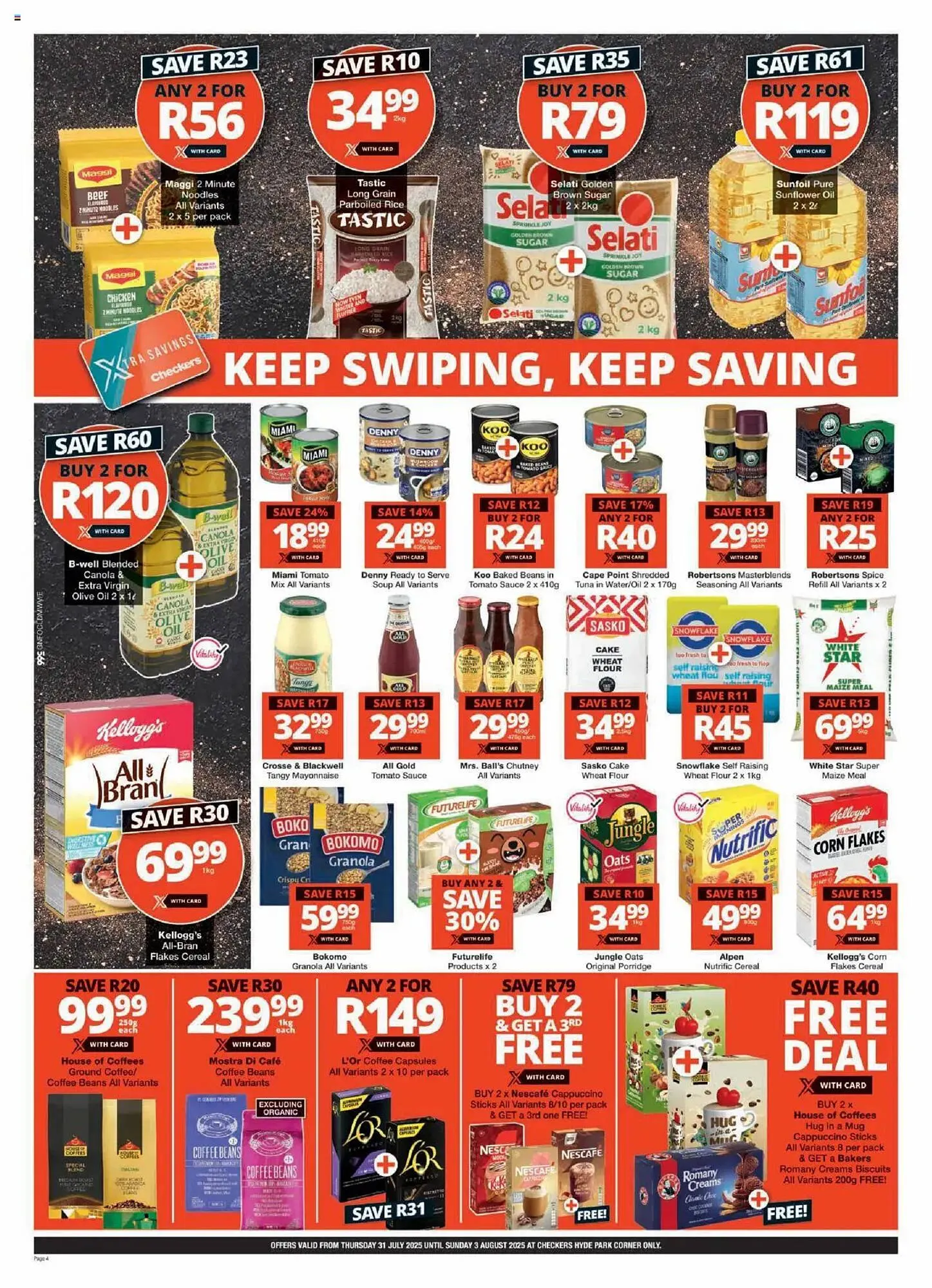 Checkers catalogue from 31 July to 3 August 2025 - Catalogue Page 4