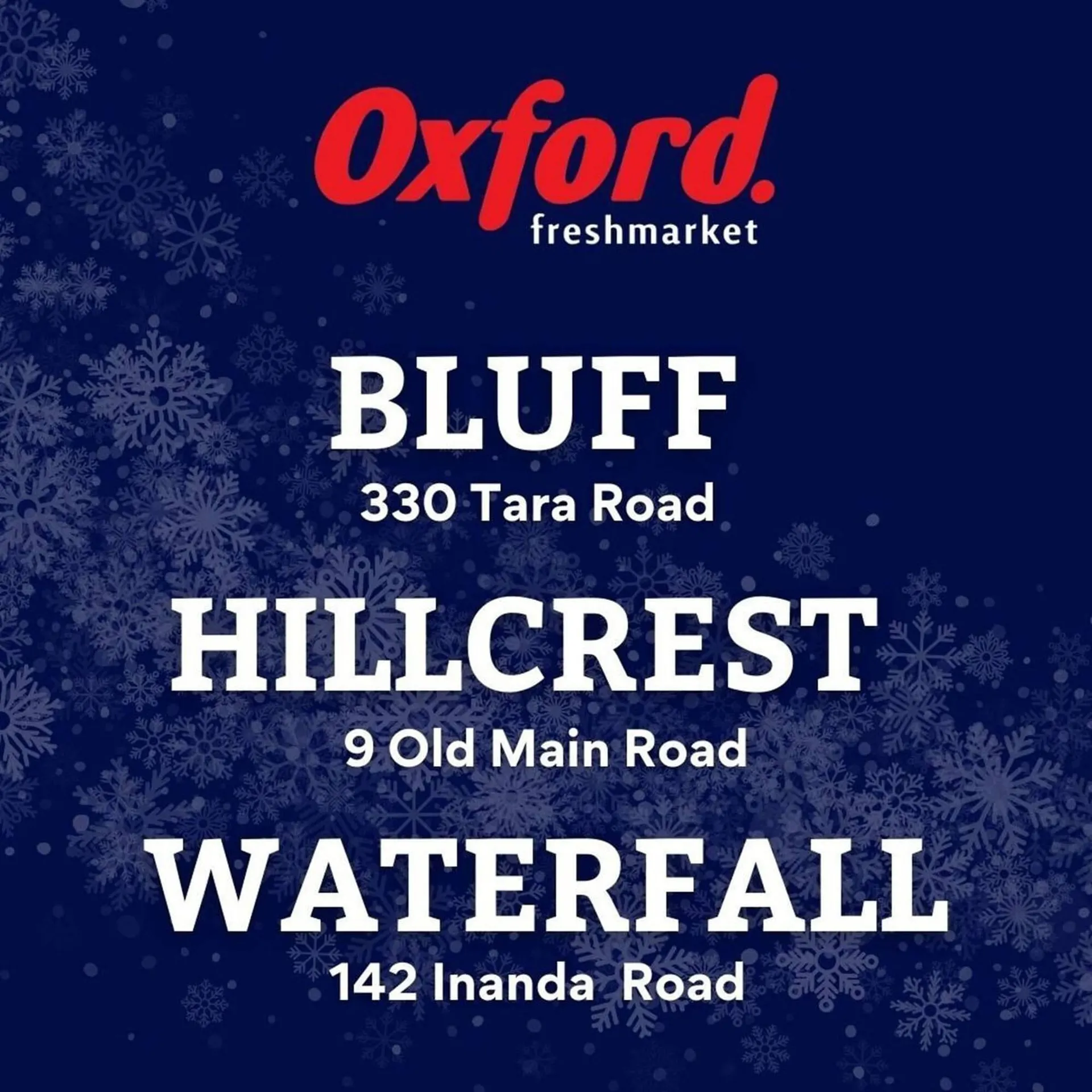 Oxford Freshmarket catalogue - 1