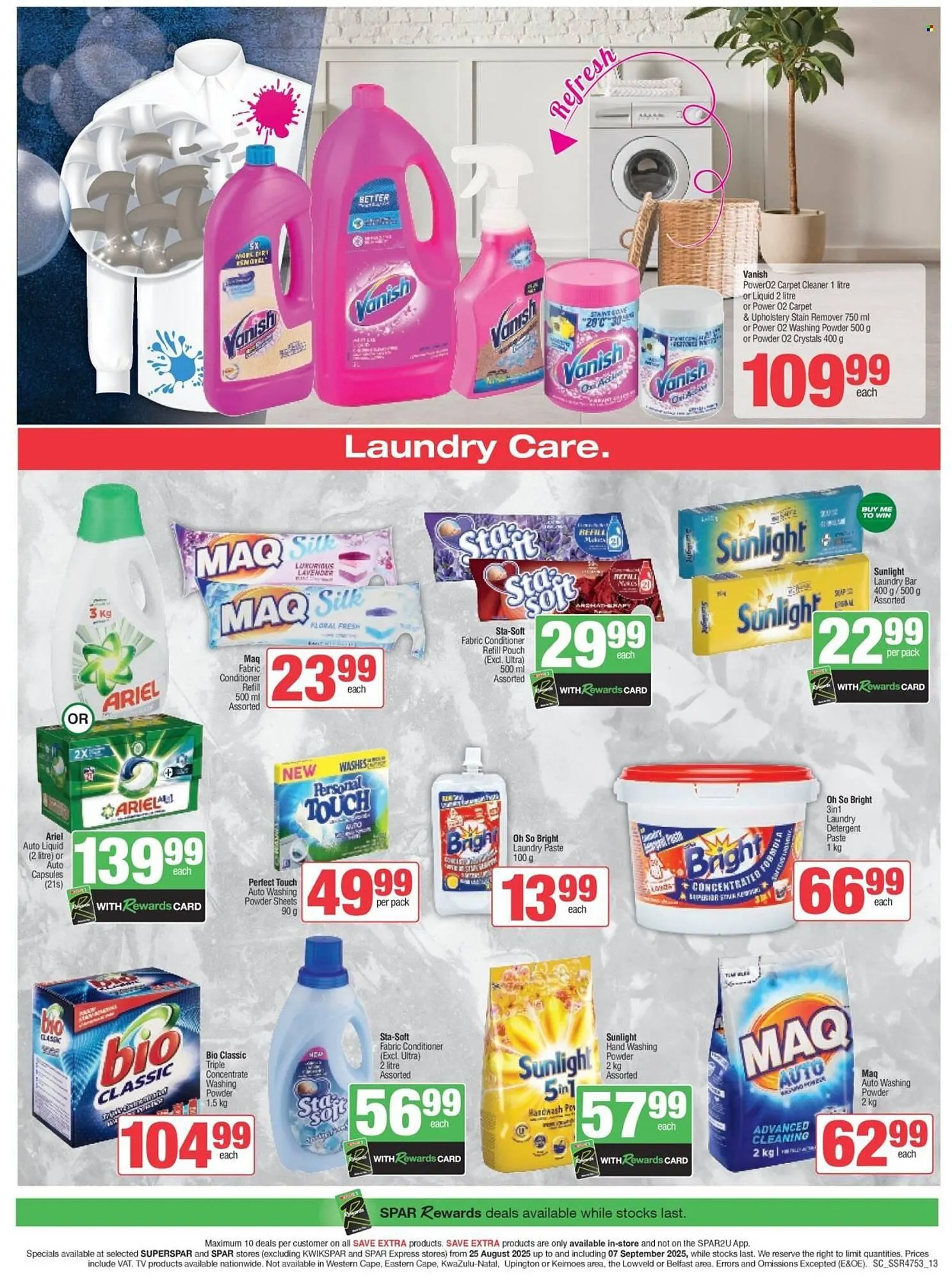 Spar catalogue from 25 August to 7 September 2025 - Catalogue Page 13