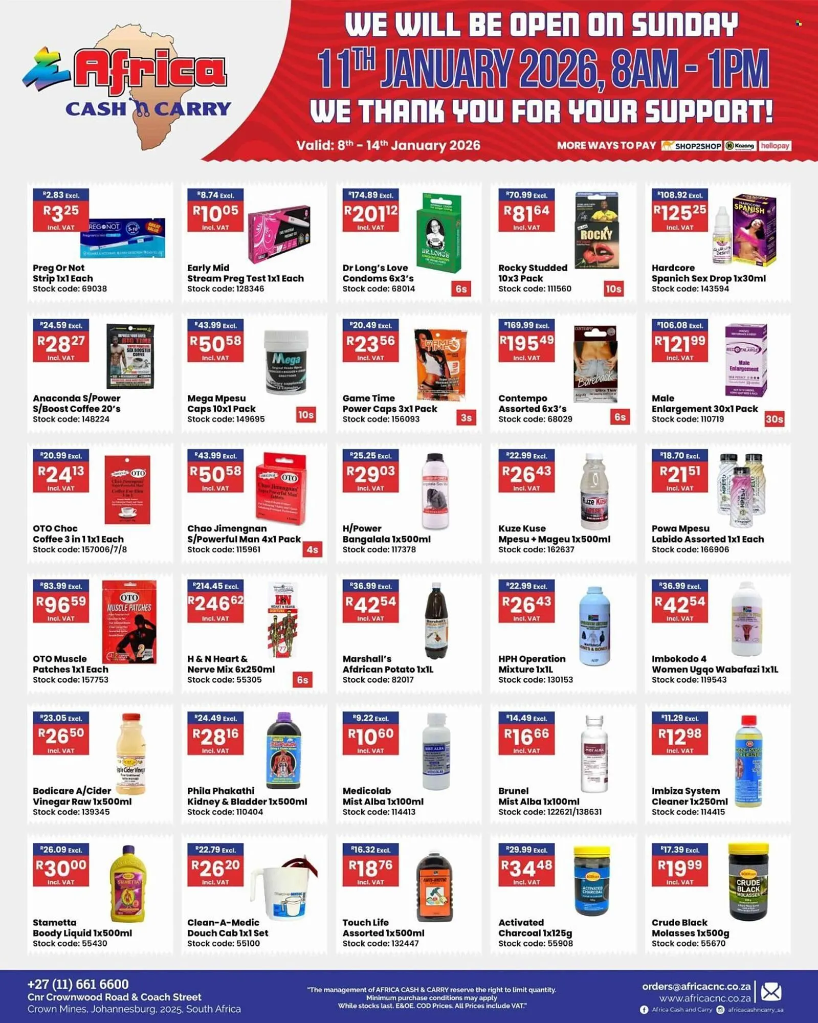 Africa Cash and Carry catalogue from 8 January to 11 January 2026 - Catalogue Page 13