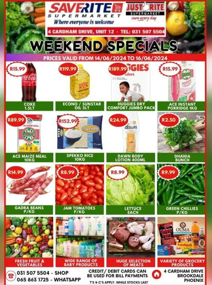 Weekend Specials  - 1