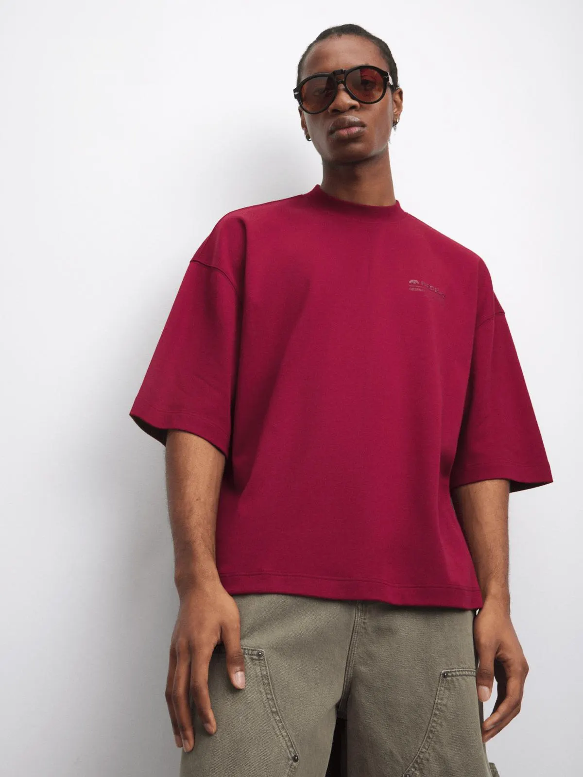 Redbat Classics Men's Red Boxy T-Shirt