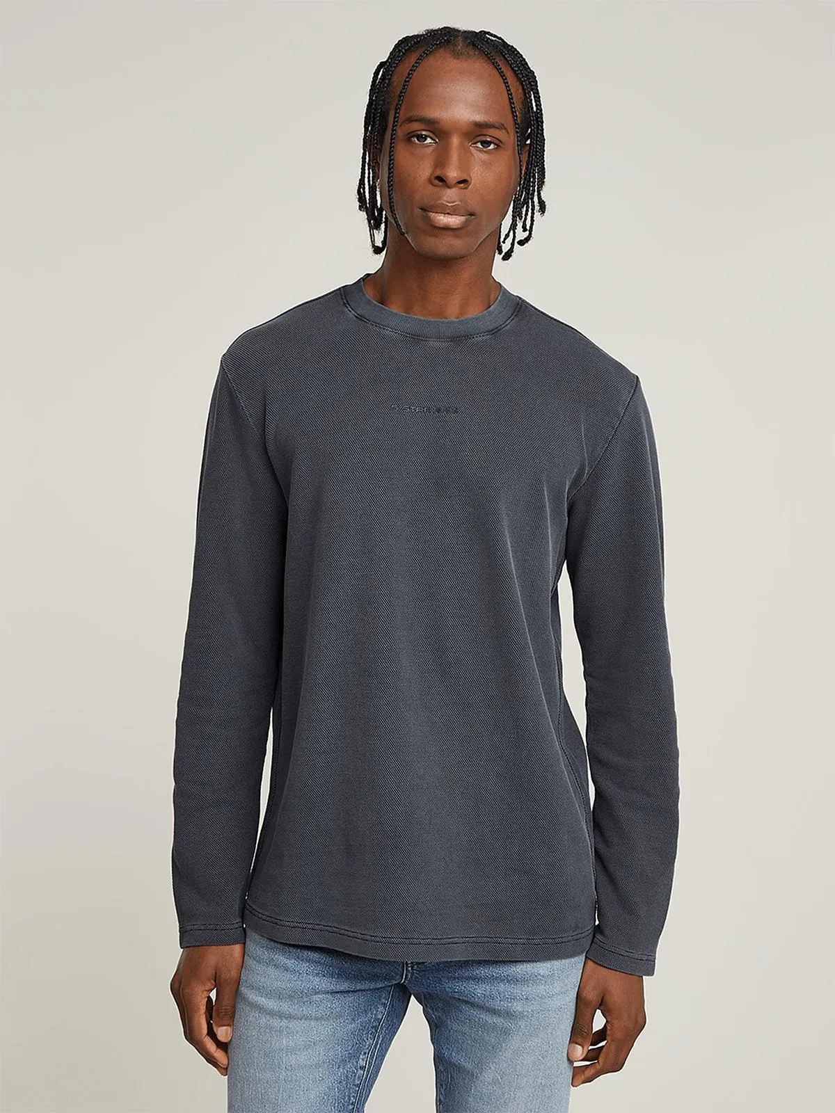 G-Star Men's Overdyed Dark Blue Tweeter