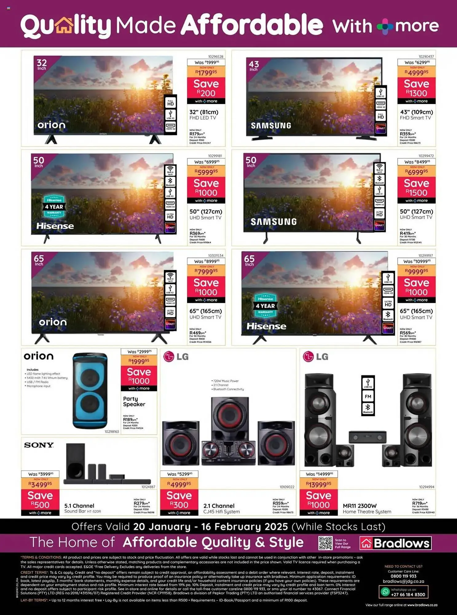 Bradlows catalogue from 20 January to 16 February 2025 - Catalogue Page 16