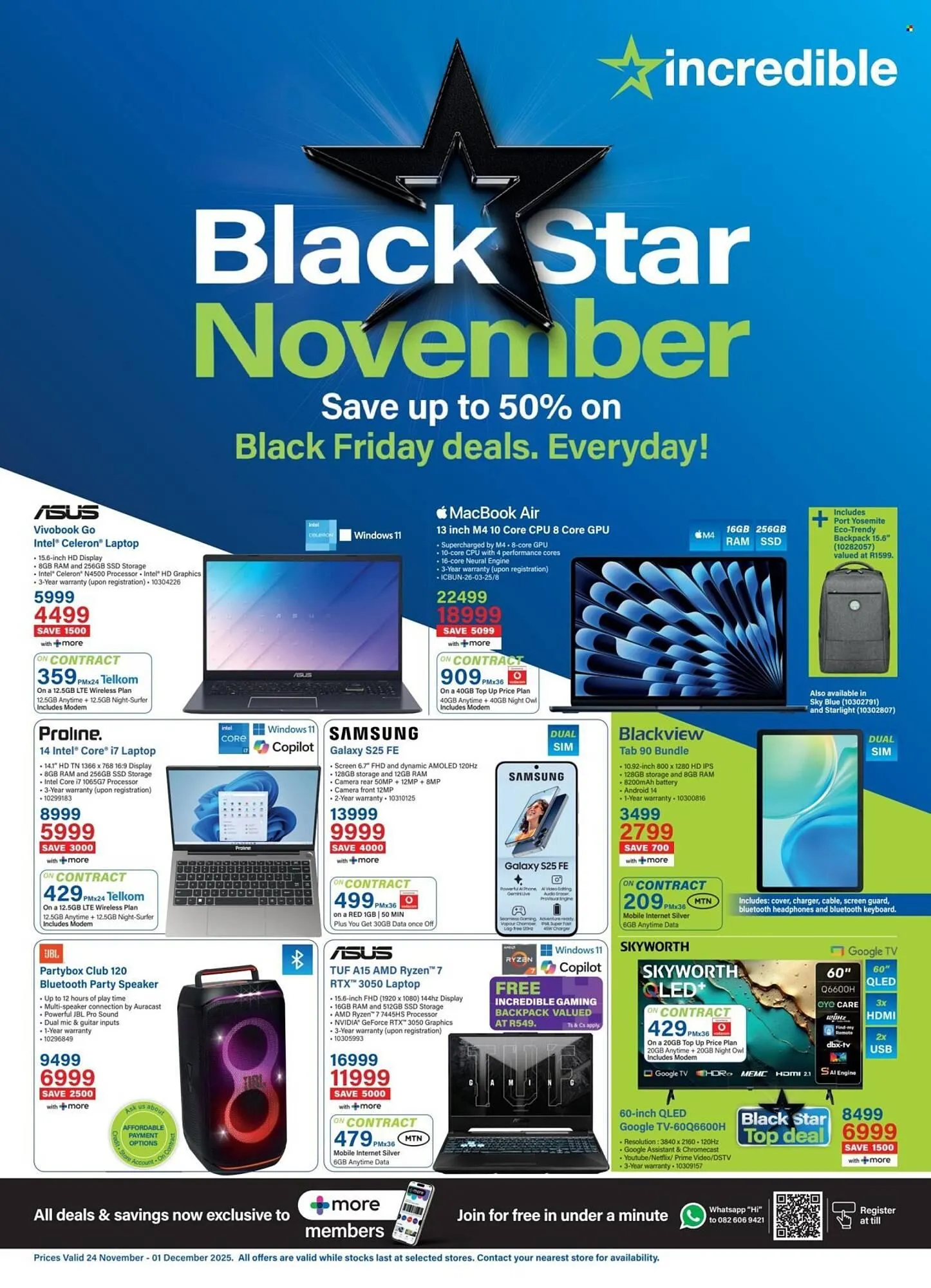 Incredible Connection catalogue from 24 November to 1 December 2025 - Catalogue Page 1