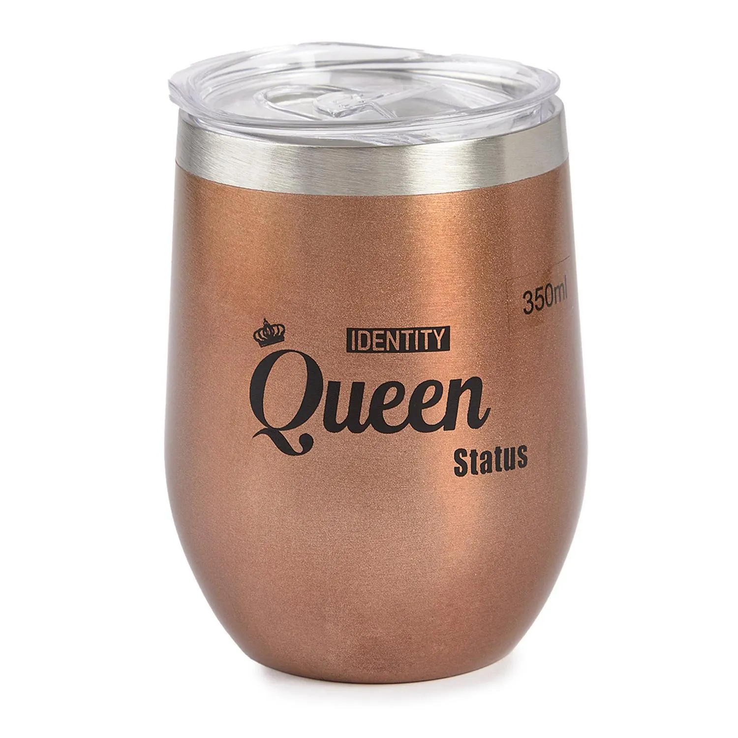 Rose Gold Steel Coffee Cup