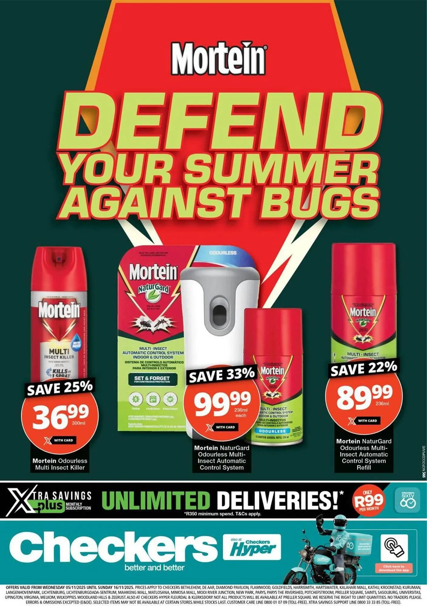 Checkers catalogue from 5 November to 16 November 2025 - Catalogue Page 1