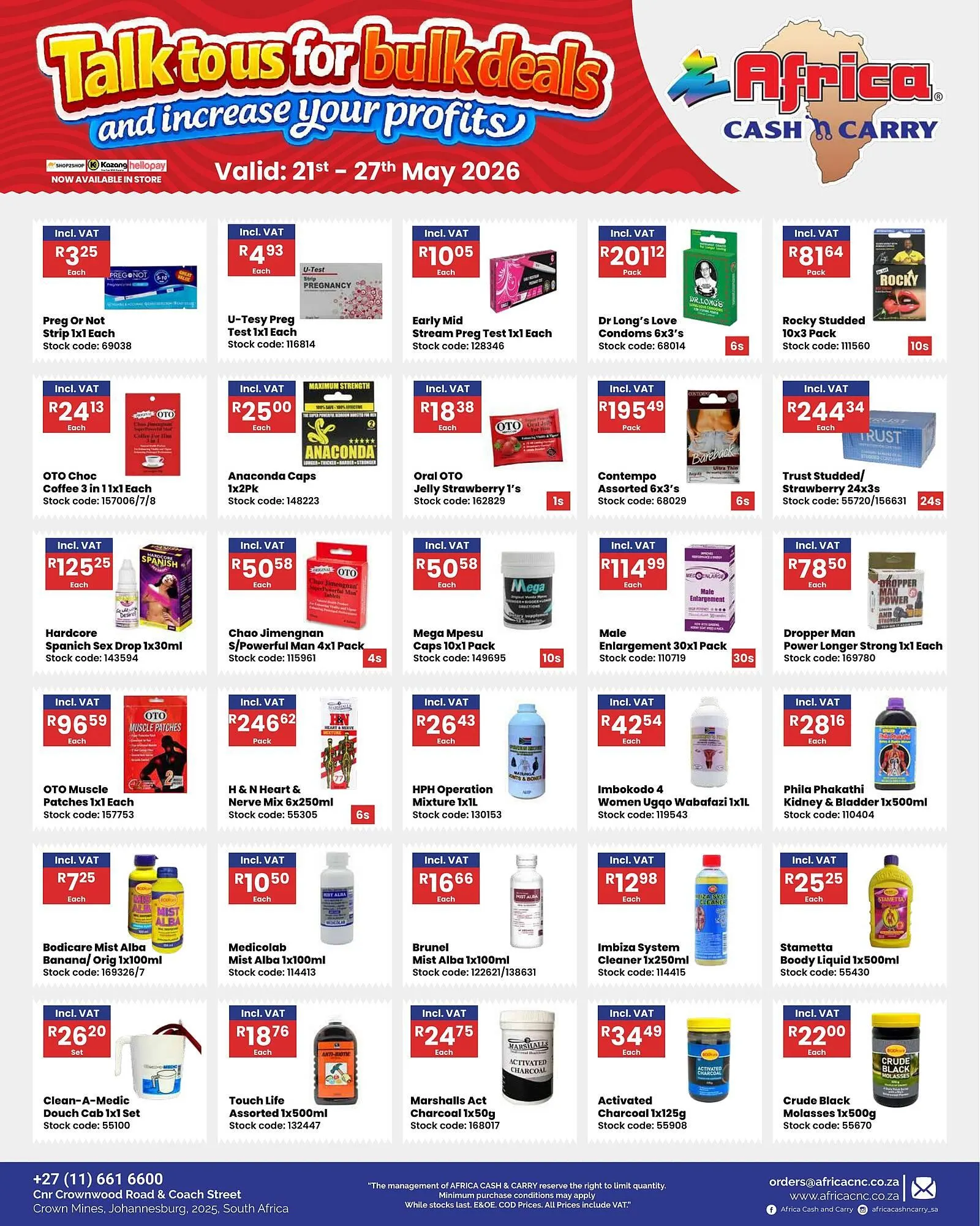 Africa Cash and Carry catalogue from 21 May to 27 May 2026 - Catalogue Page 21