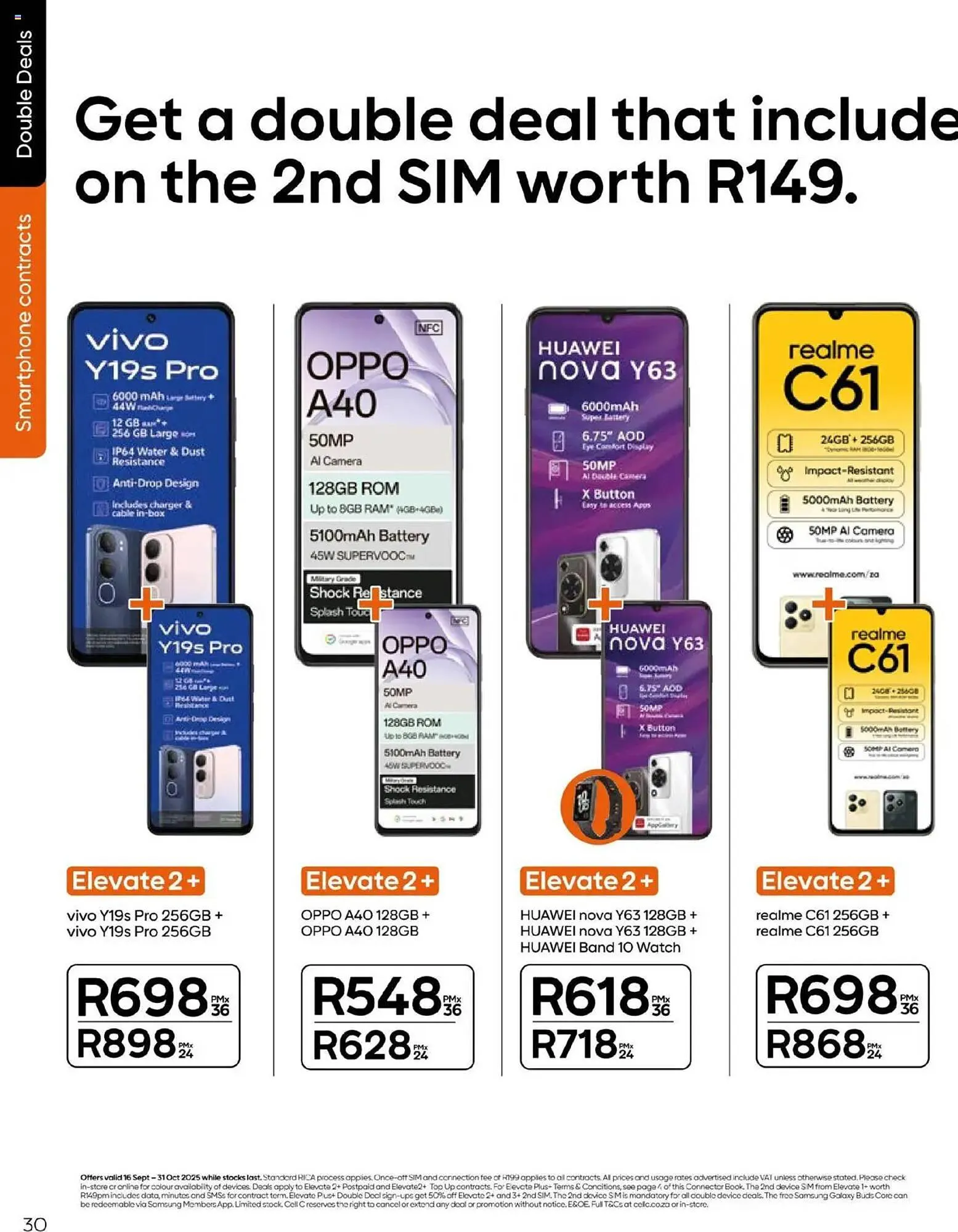 Cell C catalogue from 16 September to 31 October 2025 - Catalogue Page 30