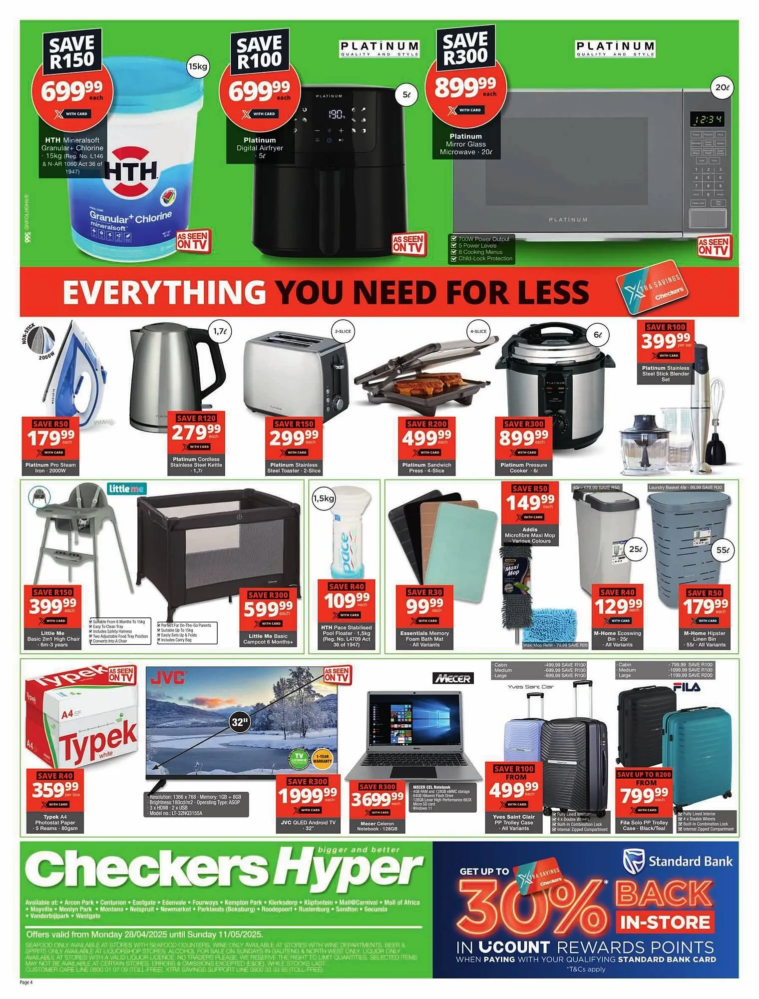 Checkers catalogue from 28 April to 11 May 2025 - Catalogue Page 4