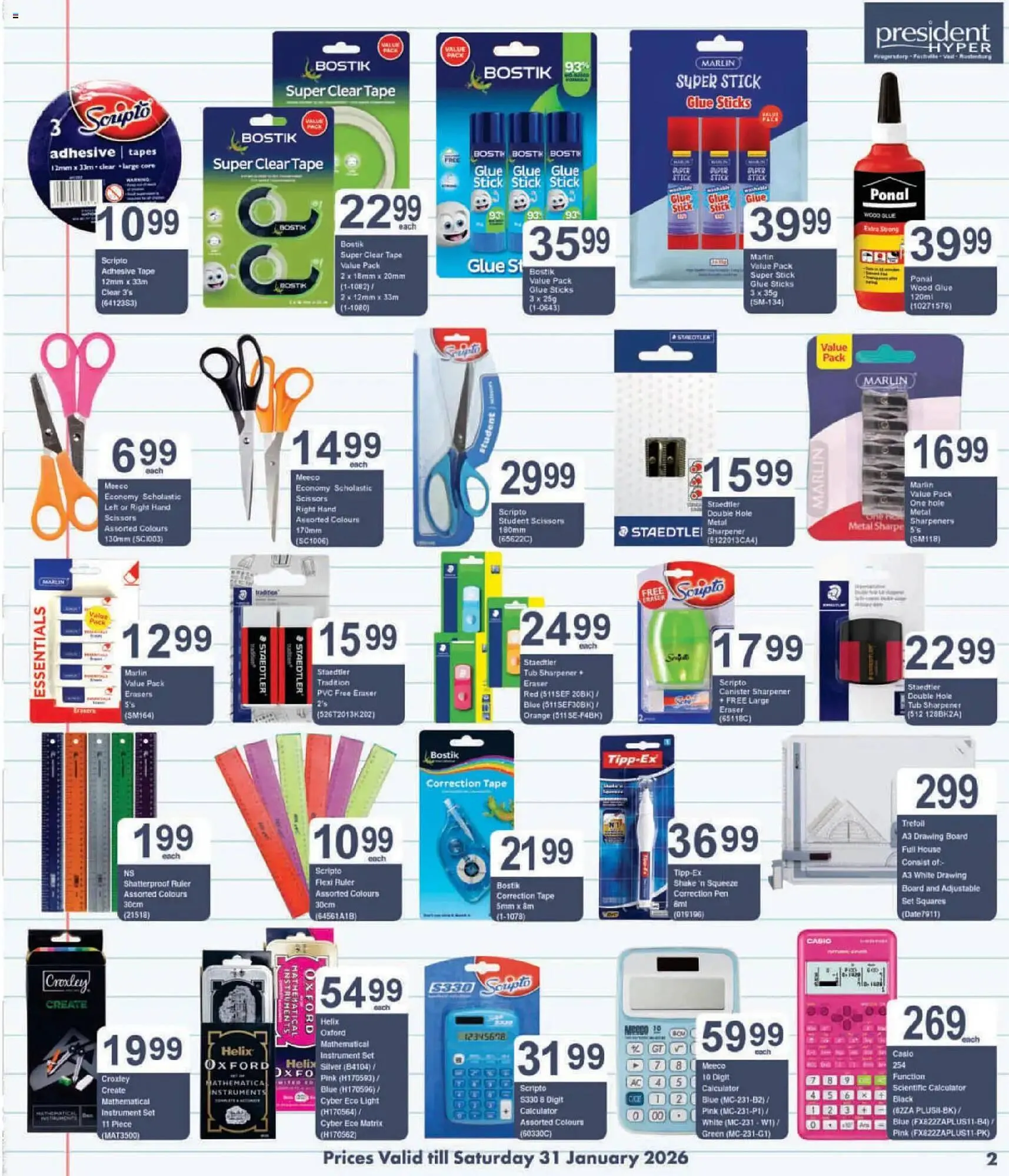 President Hyper catalogue from 28 December to 31 January 2026 - Catalogue Page 2