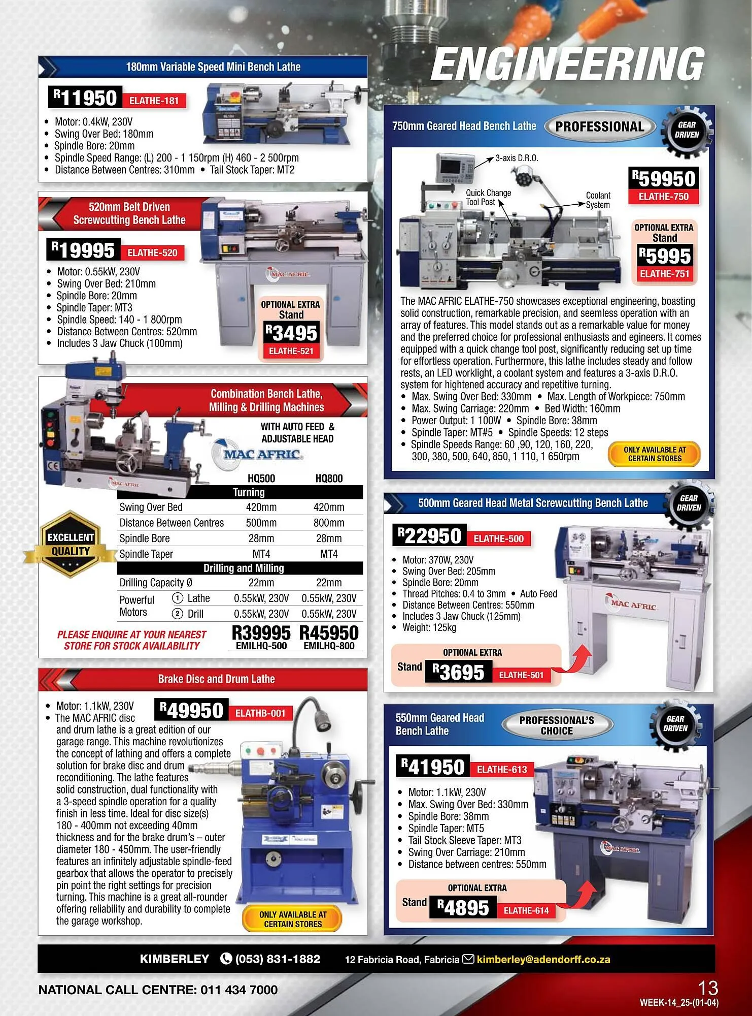 Adendorff Machinery Mart catalogue from 1 April to 30 April 2025 - Catalogue Page 15