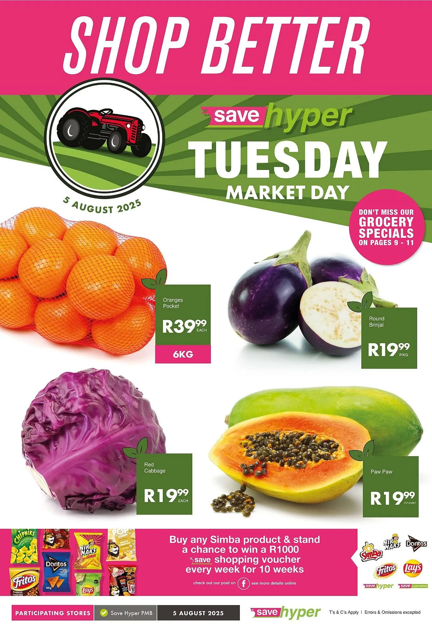 Save catalogue from 5 August to 5 August 2025 - Catalogue Page 1