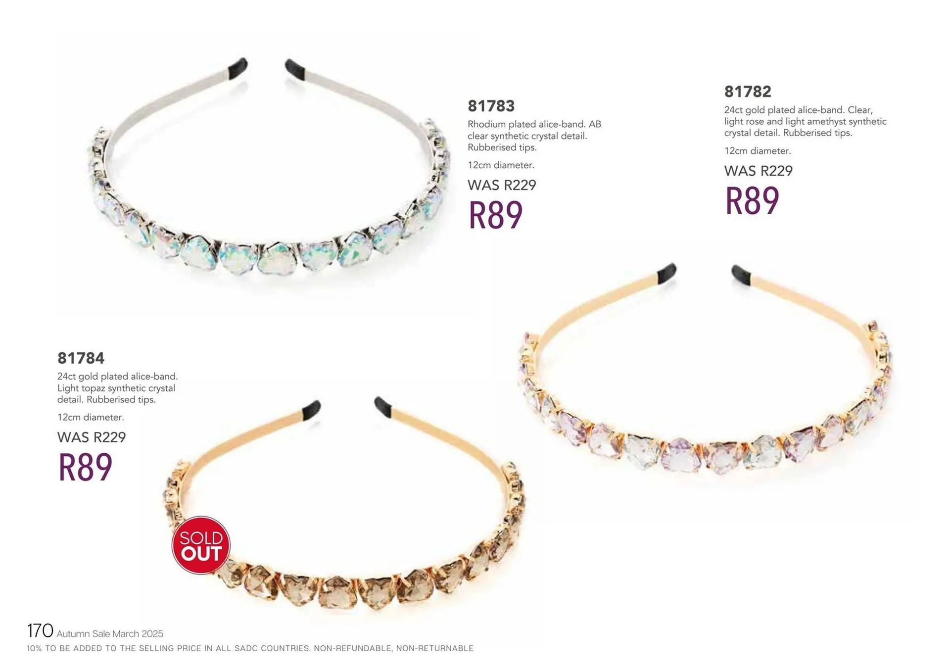 Honey Fashion Accessories catalogue from 6 June to 12 June 2025 - Catalogue Page 172