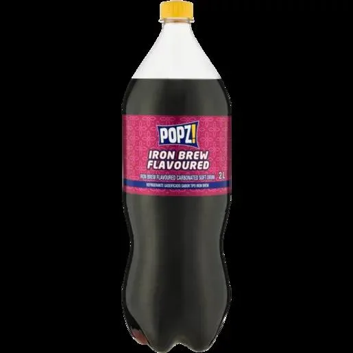 Popz Iron Brew Flavoured Soft Drink 2L
