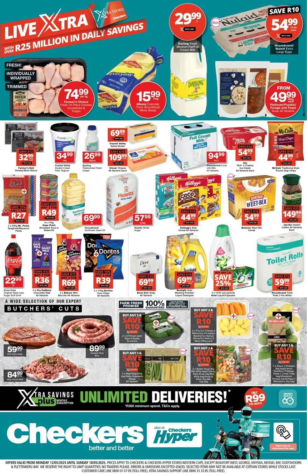 Checkers catalogue from 12 May to 18 May 2025 - Catalogue Page 1