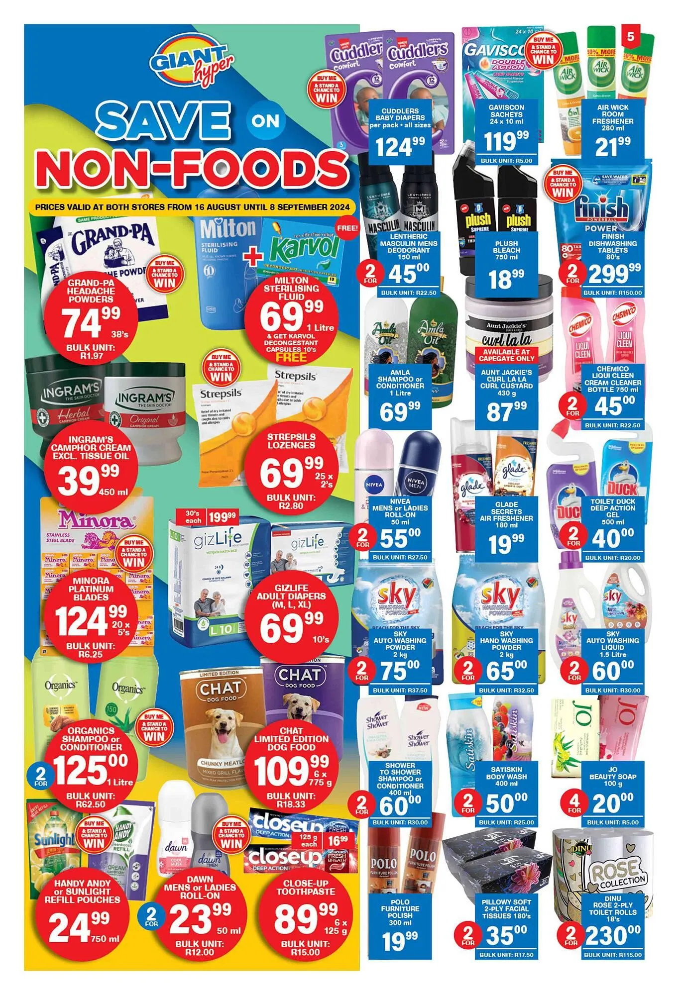 Giant Hyper catalogue from 16 August to 8 September 2024 - Catalogue Page 5