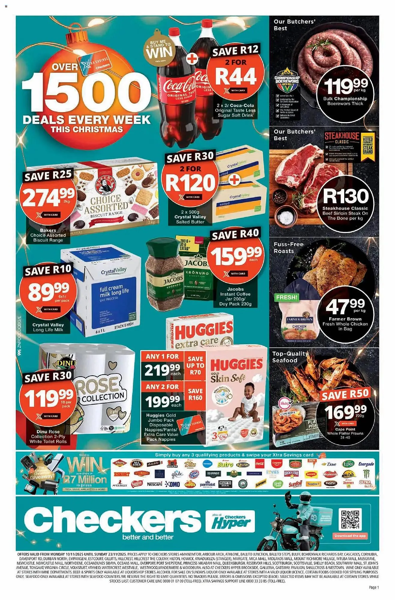 Checkers catalogue from 10 November to 23 November 2025 - Catalogue Page 1