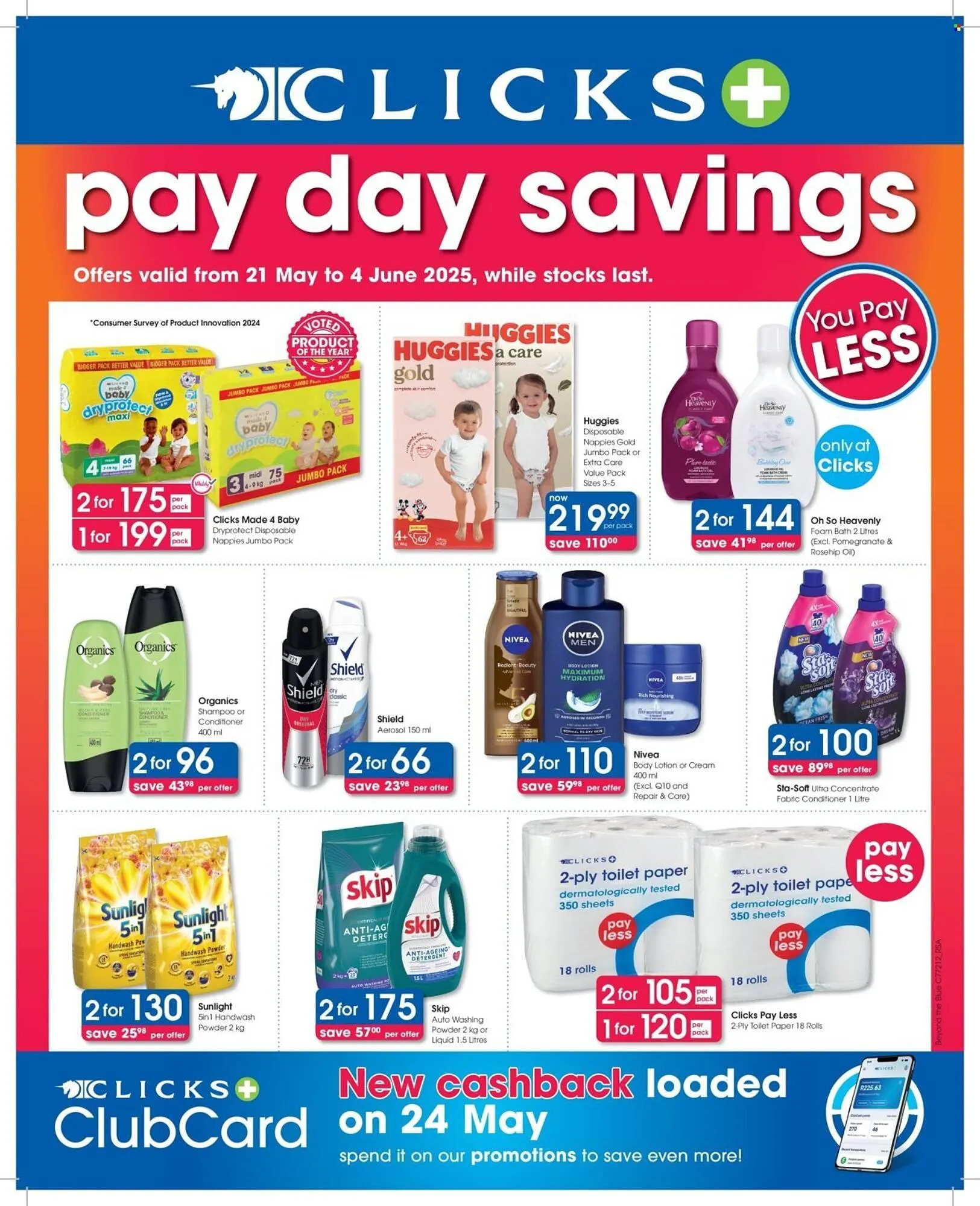 Clicks catalogue from 21 May to 4 June 2025 - Catalogue Page 1