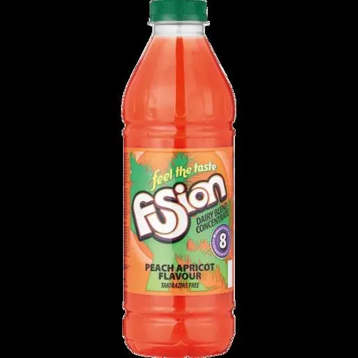 Fusion Peach & Apricot Flavoured Concentrated Dairy Blend 1L