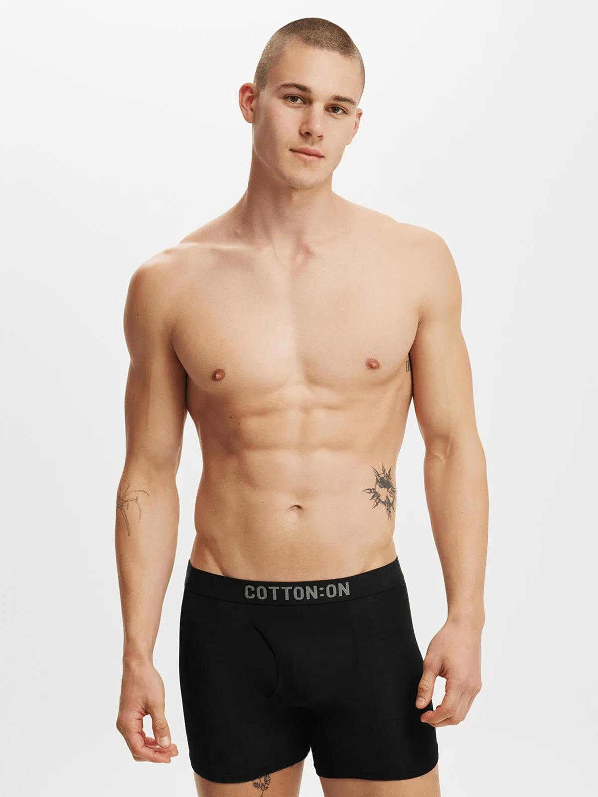 Men's Cotton On Black Bamboo Trunks