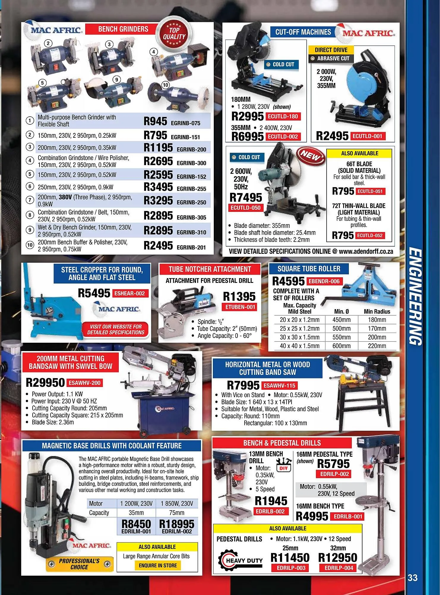 Adendorff Machinery Mart catalogue from 21 January to 1 February 2026 - Catalogue Page 35