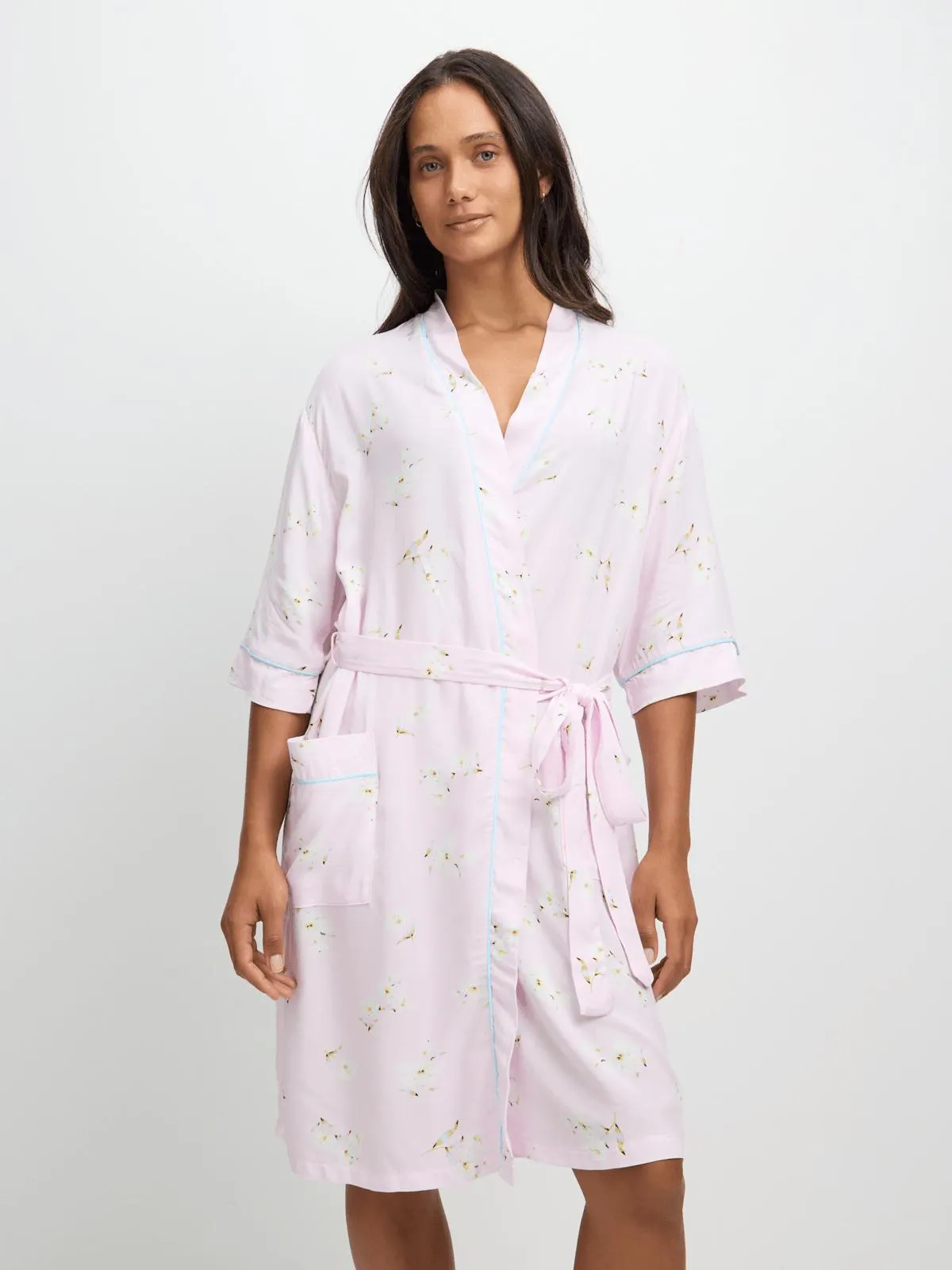 Jet Women's Pink Floral Print Gown