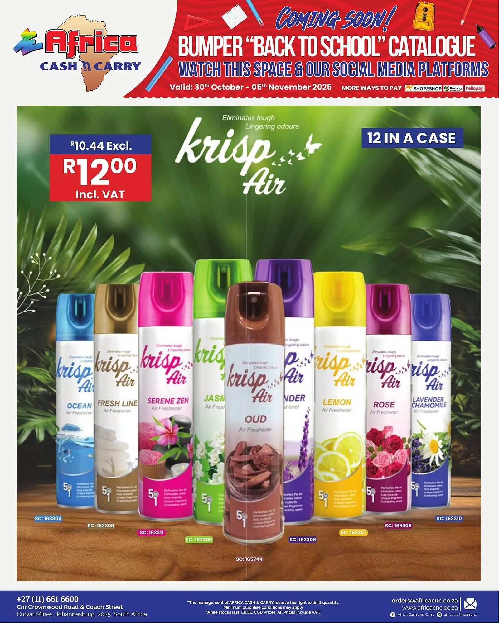 Africa Cash and Carry catalogue from 30 October to 5 November 2025 - Catalogue Page 42