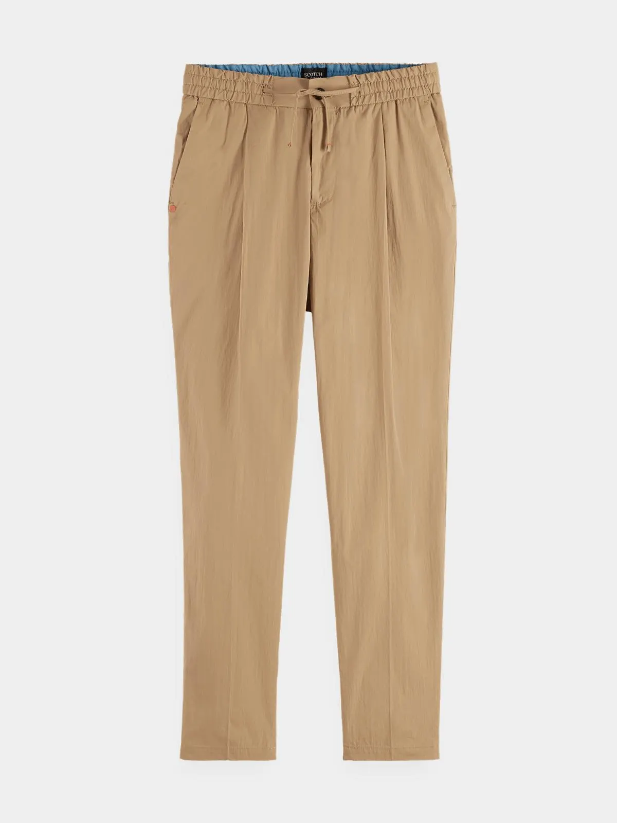 Men's Scotch & Soda Beige Morton Pleated Pants