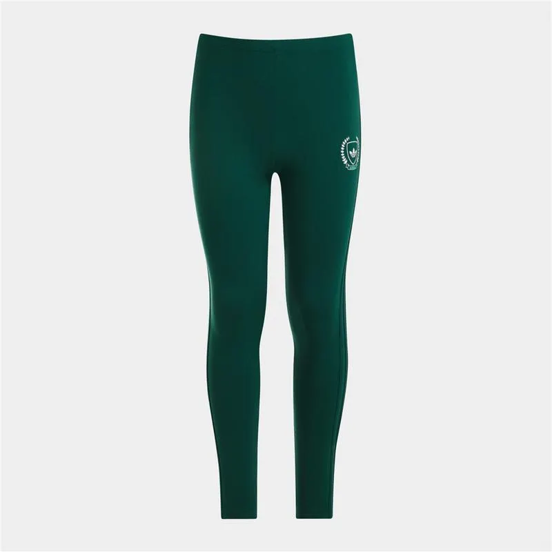 adidas Originals Girls Youth Collegiate Green Tights