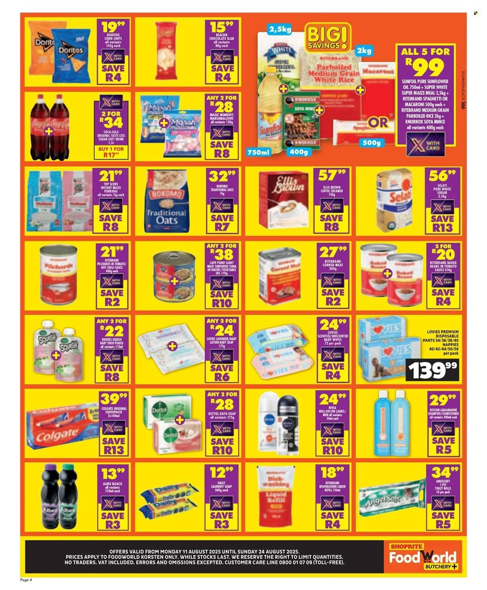 Shoprite catalogue from 11 August to 24 August 2025 - Catalogue Page 4