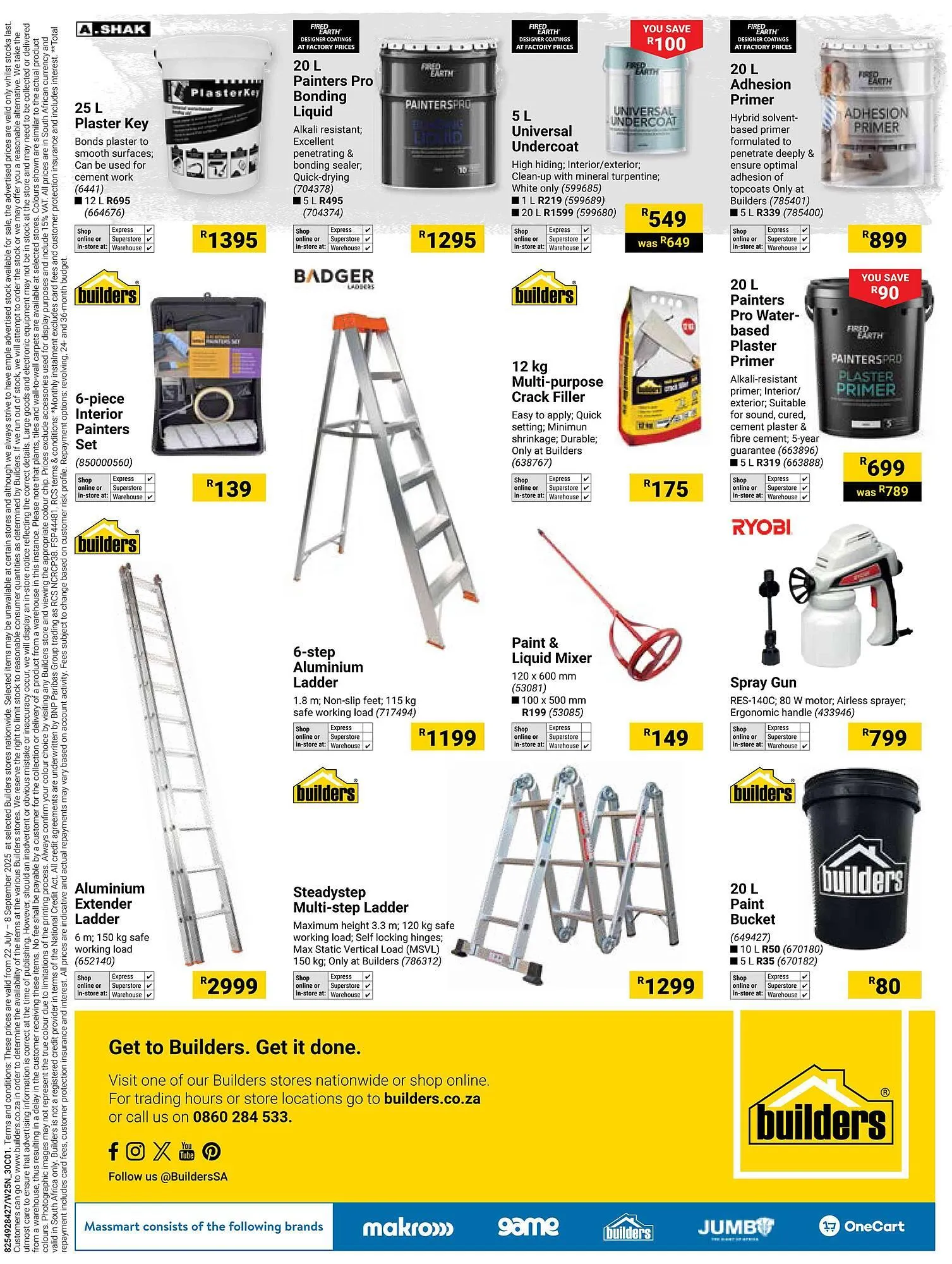 Builders Warehouse catalogue from 22 July to 8 September 2025 - Catalogue Page 15