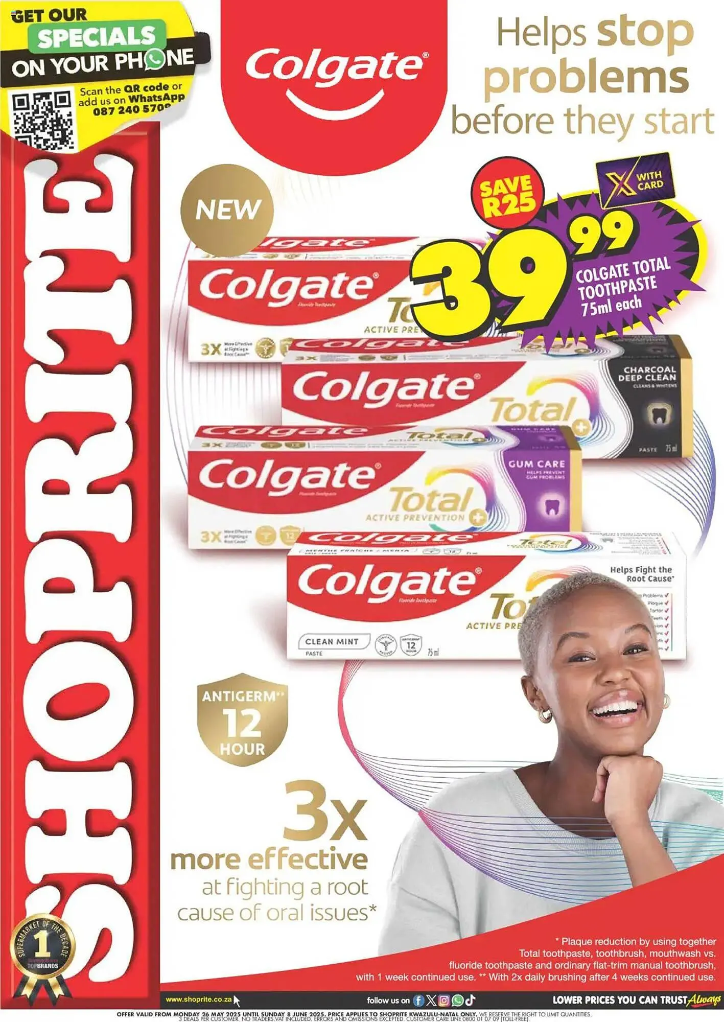 Shoprite catalogue from 26 May to 8 June 2025 - Catalogue Page 1