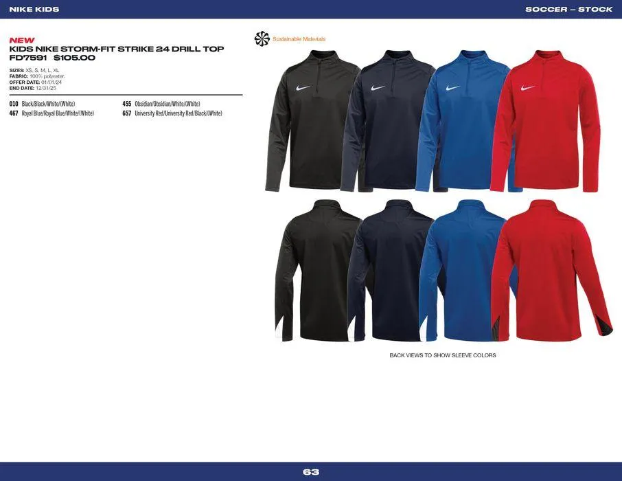 Nike Kids from 14 June to 31 December 2024 - Catalogue Page 63