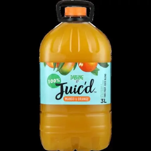 Darling Juic'd Mango & Orange Fruit Juice 3L