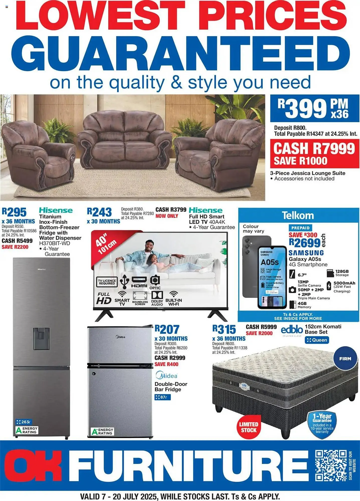 OK Furniture catalogue from 7 July to 20 July 2025 - Catalogue Page 1