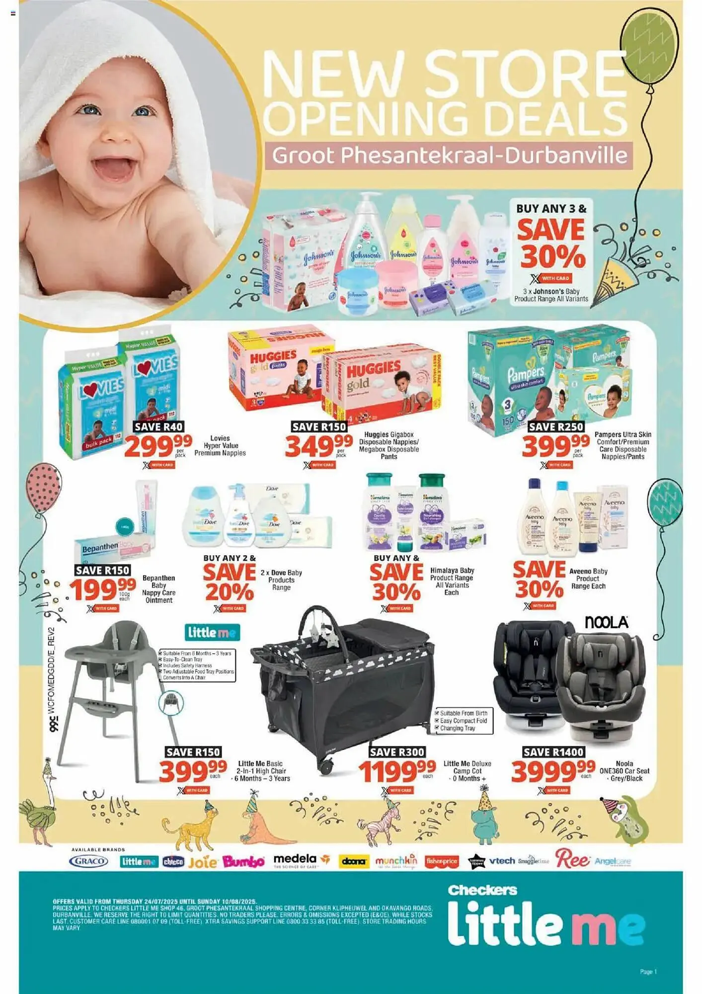 Checkers catalogue from 24 July to 10 August 2025 - Catalogue Page 1