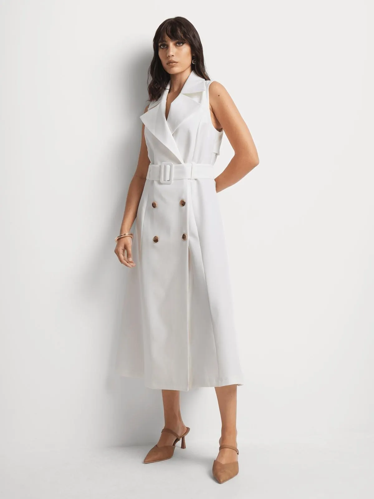 A-line Trench Dress