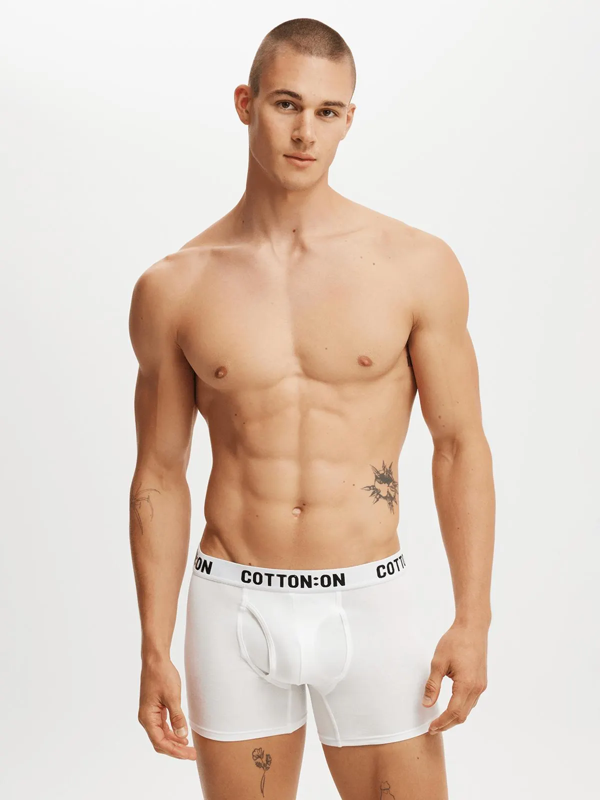 Men's Cotton On White Organic Cotton Trunks
