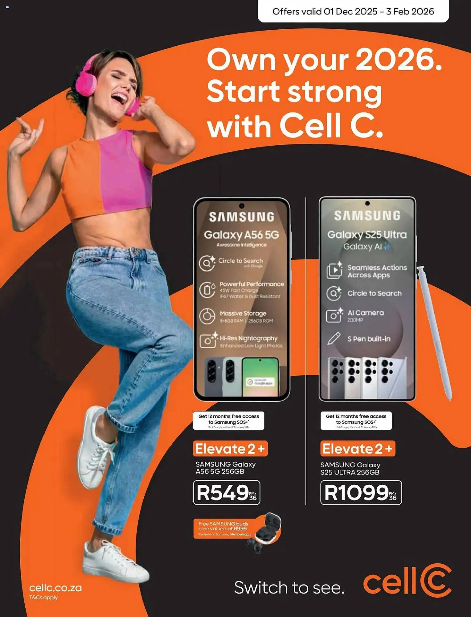 Cell C catalogue from 1 December to 3 February 2026 - Catalogue Page 50