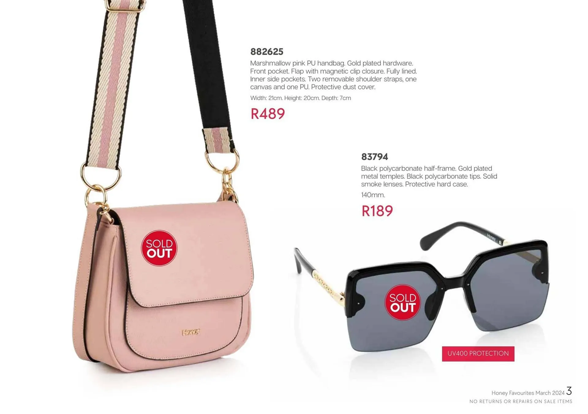 Honey Fashion Accessories catalogue from 29 March to 30 April 2024 - Catalogue Page 45