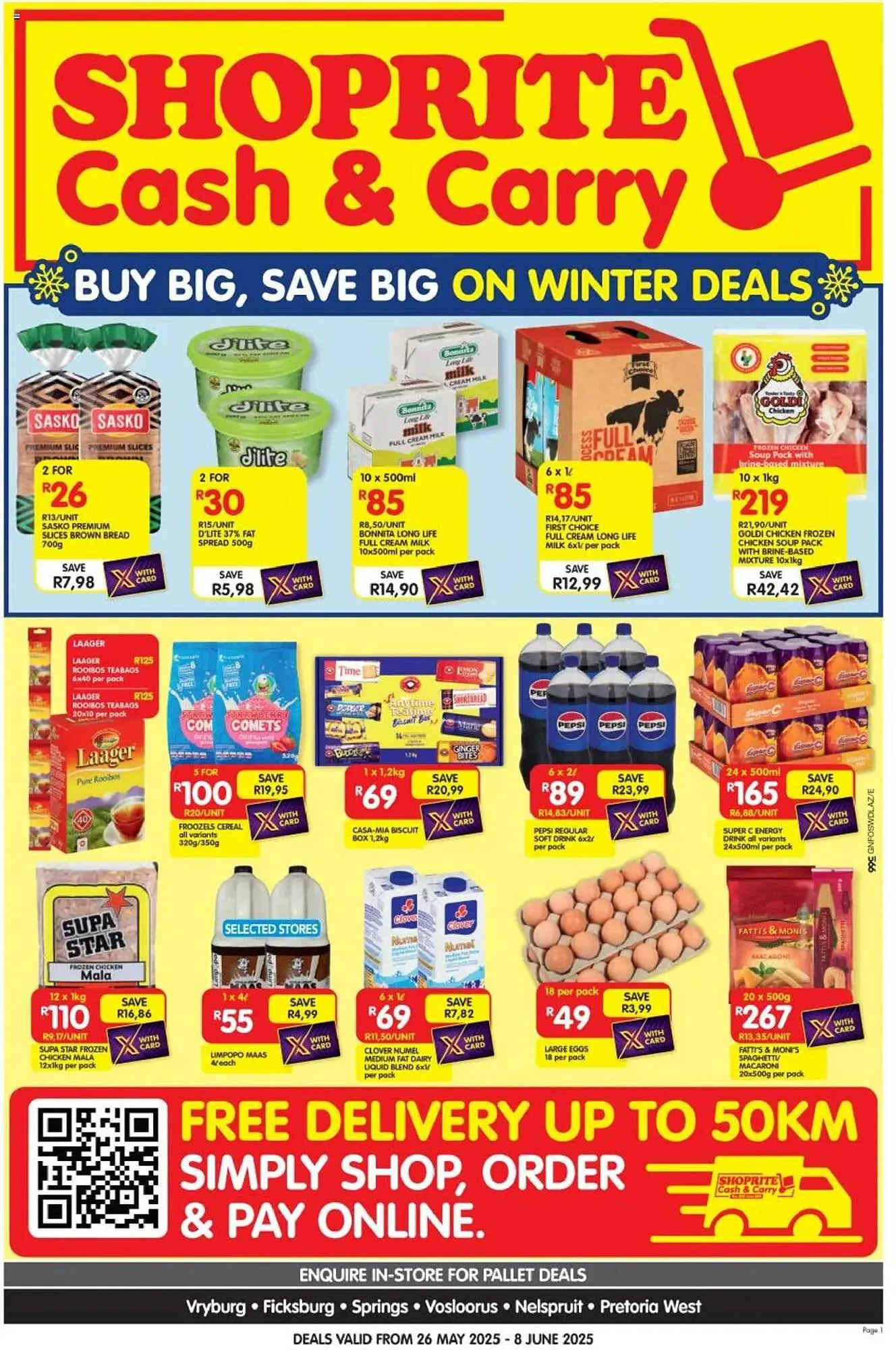 Shoprite catalogue from 26 May to 8 June 2025 - Catalogue Page 1