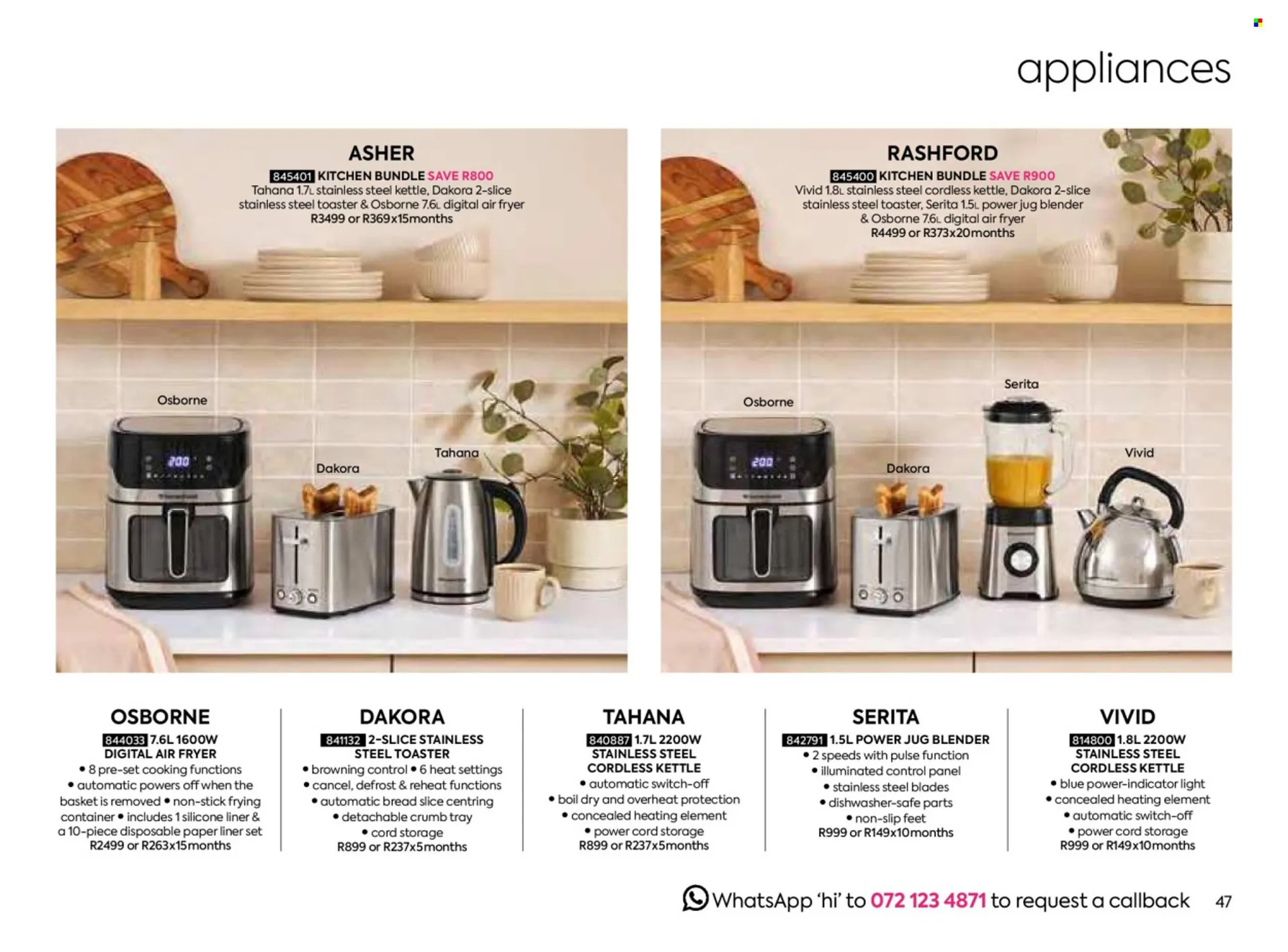 HomeChoice catalogue from 19 January to 27 January 2026 - Catalogue Page 47