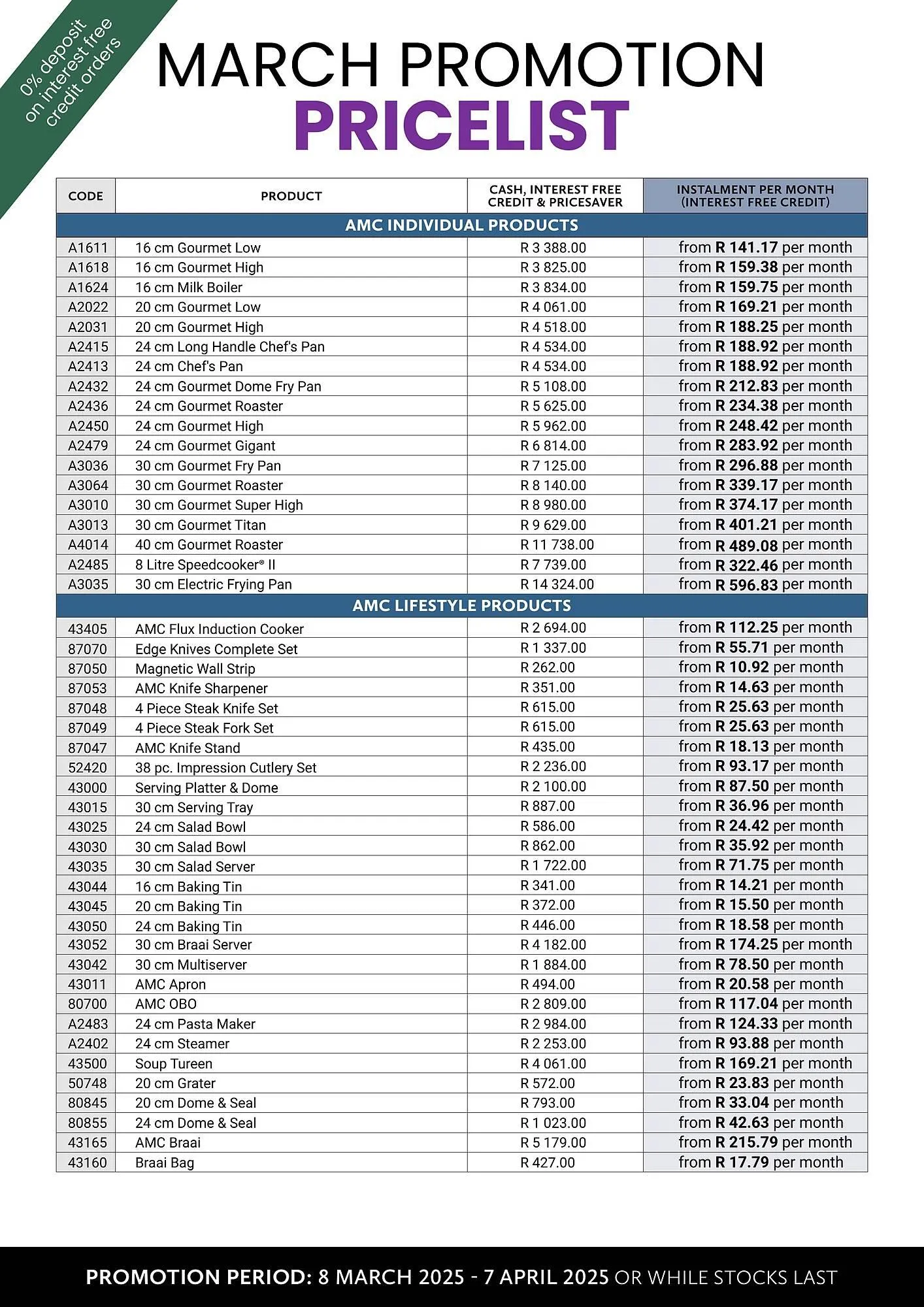 AMC Cookware catalogue from 8 March to 7 April 2025 - Catalogue Page 6