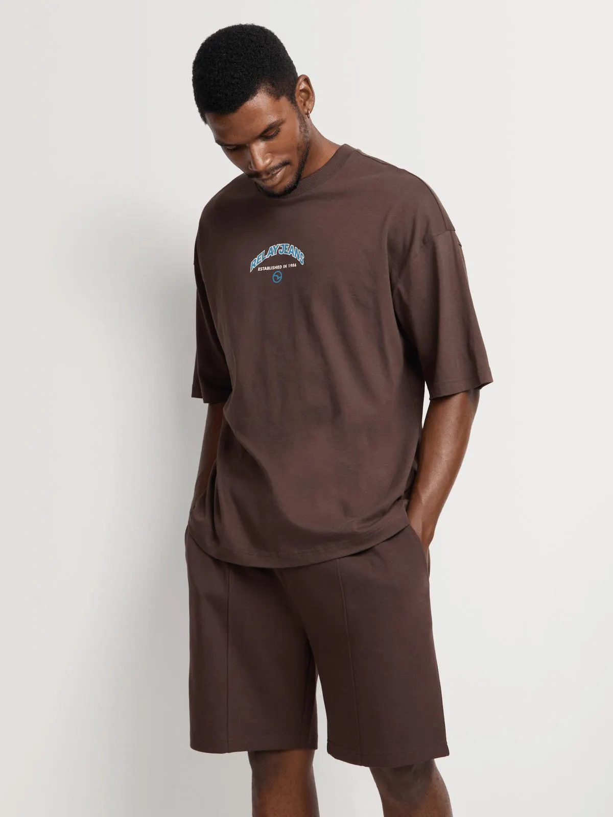 Markham Men's Regular Fit Chocolate Jort