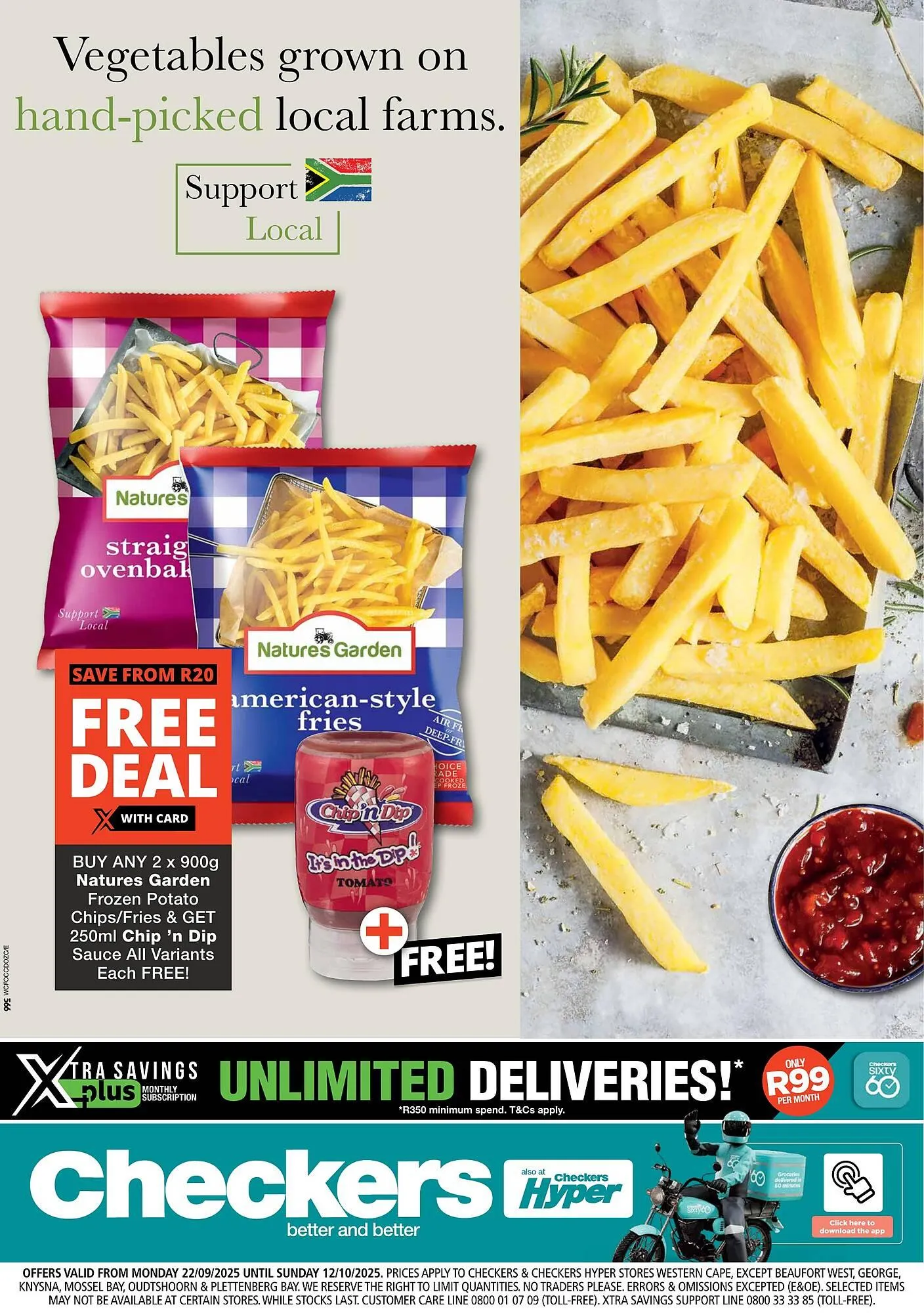 Checkers catalogue from 22 September to 12 October 2025 - Catalogue Page 1