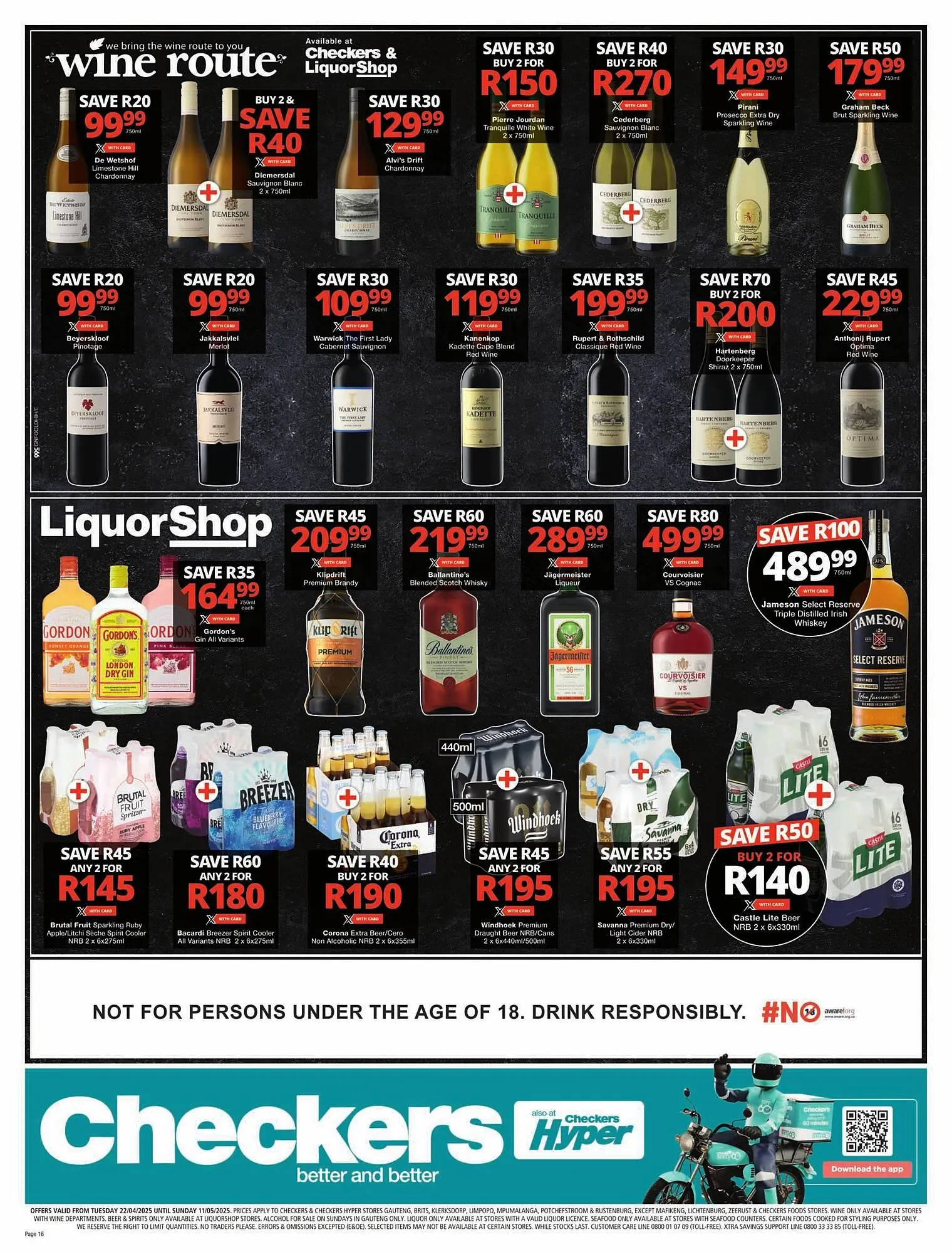 Checkers catalogue from 22 April to 11 May 2025 - Catalogue Page 16