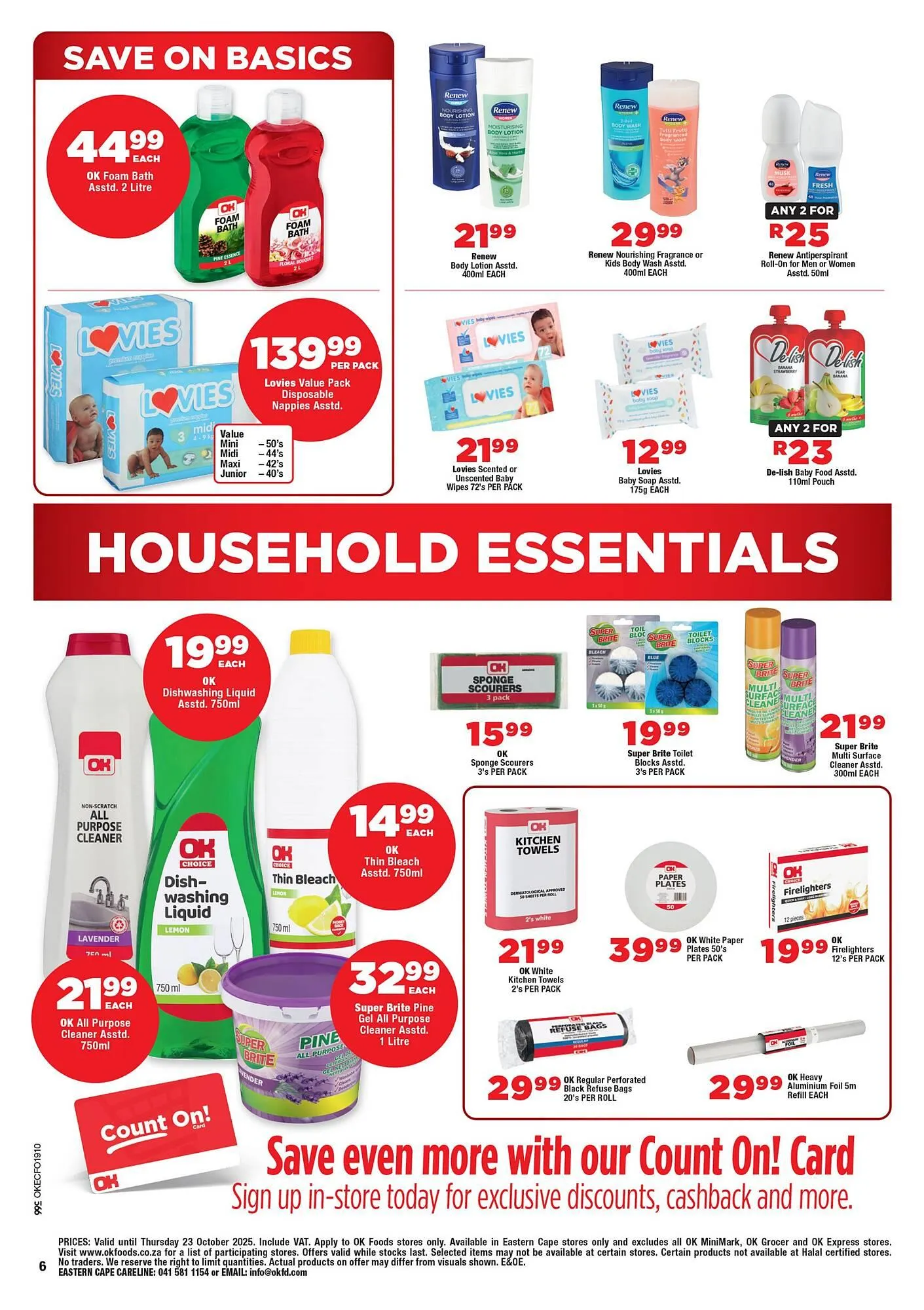 OK Foods catalogue from 15 October to 23 October 2025 - Catalogue Page 6