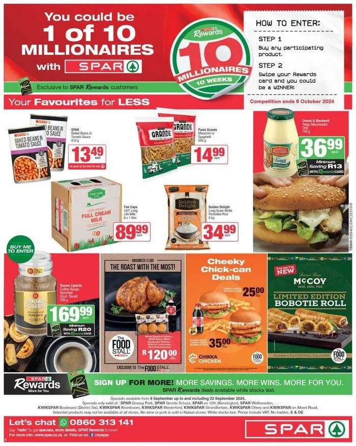 Specials Spar from 9 September to 22 September 2024 - Catalogue Page 8